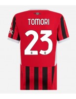 AC Milan Fikayo Tomori #23 Domácí Dres pro Dámské 2024-25 Krátký Rukáv